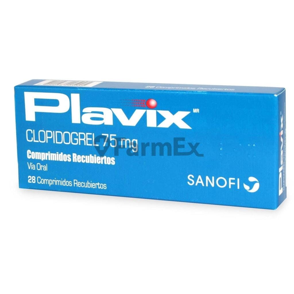 Plavix 75 mg x 28 comprimidos Farmex-Consorcio-Persistente